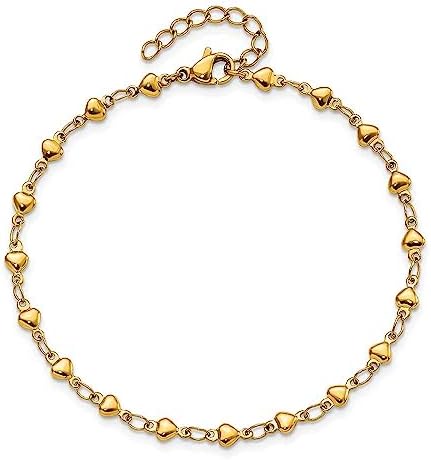 Chisel Chocolate IP-plating Stainless Steel Anklet - Image 3