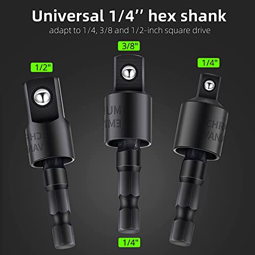 CIGOTU 4-in-1 Right Angle Drill Adapter Set - Image 3