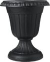 Arcadia Classic Black Plastic Urn Planter