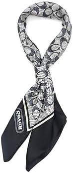 Coach Vintage Signature C Printed Silk Square Scarf - Image 2
