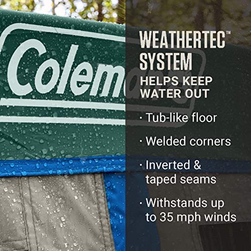 Coleman 12-Person Weatherproof Camping Tent with Porch - Image 4