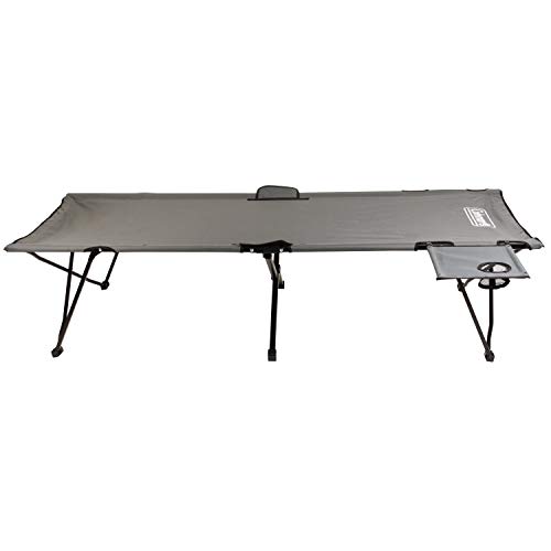 Coleman Extra Wide Camping Cot with Side Table - Image 3