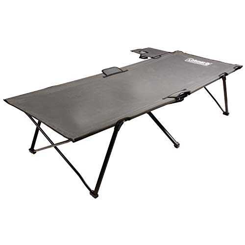 Coleman Extra Wide Camping Cot with Side Table - Image 4