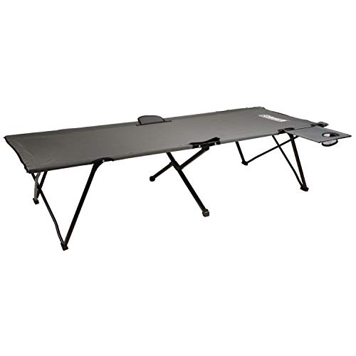 Coleman Extra Wide Camping Cot with Side Table - Image 2