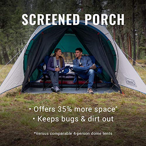 Coleman Weatherproof Cabin Tent with Screened Porch - Image 2