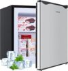 BANGSON Compact 1.1 Cu.ft Upright Freezer, Silver