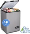 LifePlus Compact Chest Freezer with Removable Basket