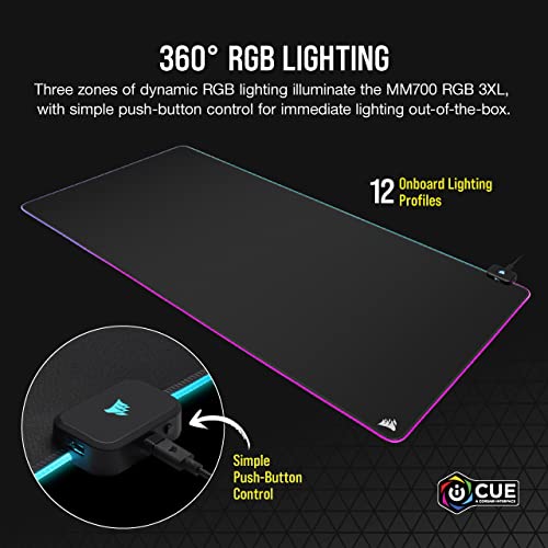 Corsair MM700 3XL RGB Gaming Mouse Pad - Image 3