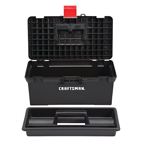 CRAFTSMAN Lockable 16-Inch Black Tool Box - Image 3