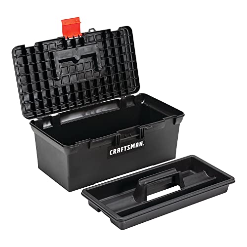 CRAFTSMAN Lockable 16-Inch Black Tool Box - Image 4