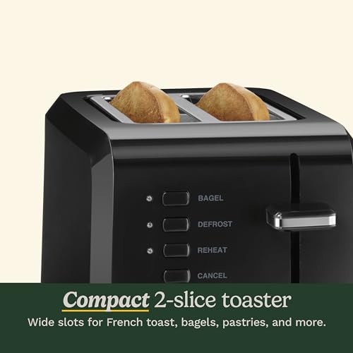 Cuisinart 2-Slice Compact Plastic Toaster, Black - Image 4