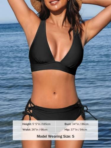 CUPSHE V Neck Triangle Top Bikini Set - Image 4