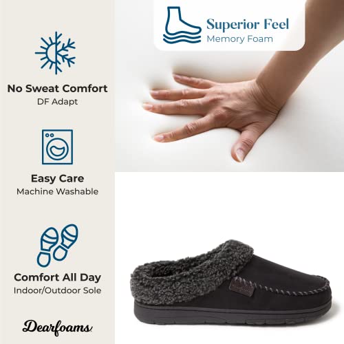 Dearfoams Brendan Memory Foam Clog House Slippers - Image 4