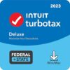 Intuit Deluxe 2023 Tax Software, PC/Mac Download