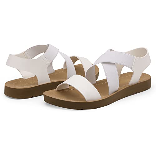 DREAM PAIRS Women's Open Toe Elastic Ankle Sandals - Image 3