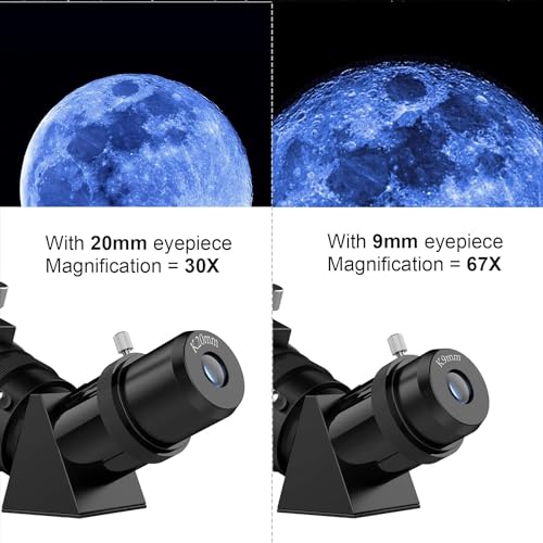 EACONN 80mm Refractor Telescope with Backpack - Image 4