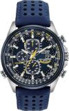 Citizen Eco-Drive World Chronograph Atomic Watch, Blue Strap