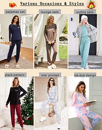 Ekouaer Soft Comfy Pajamas Set - Image 5