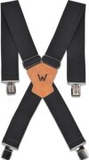 WELKINLAND Elastic 2Inch Heavy Duty Suspenders