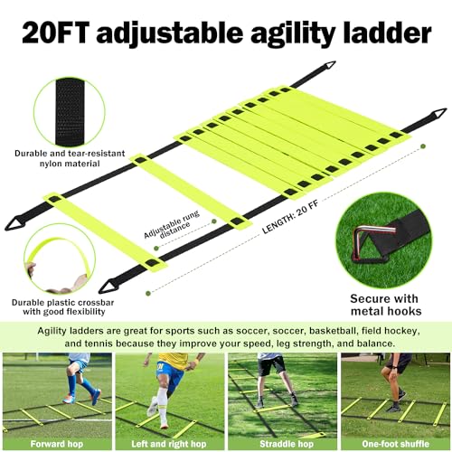 Enmons Set of 2 Portable 6x4 ft Soccer Goals - Image 5