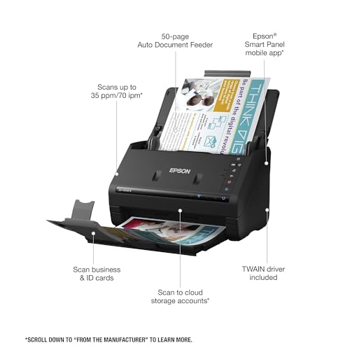 Epson Workforce Wireless Duplex Document Scanner - Image 3