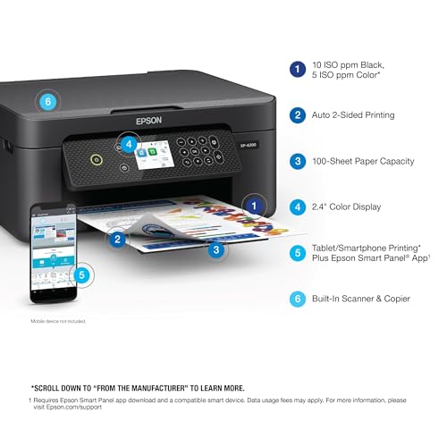 Epson XP-4200 Wireless All-in-One Printer - Image 4