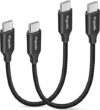 etguuds 0.5ft USB C to C Cable, 2-Pack