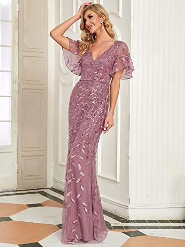 Ever-Pretty Sequin Embroidery Dress - Image 3