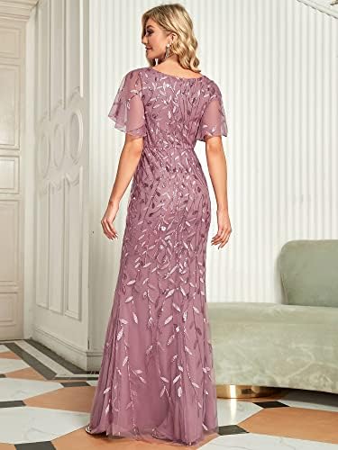 Ever-Pretty Sequin Embroidery Dress - Image 2