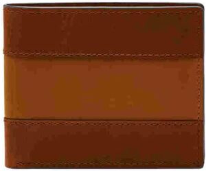 Fossil Everett Leather Bifold Flip ID Wallet