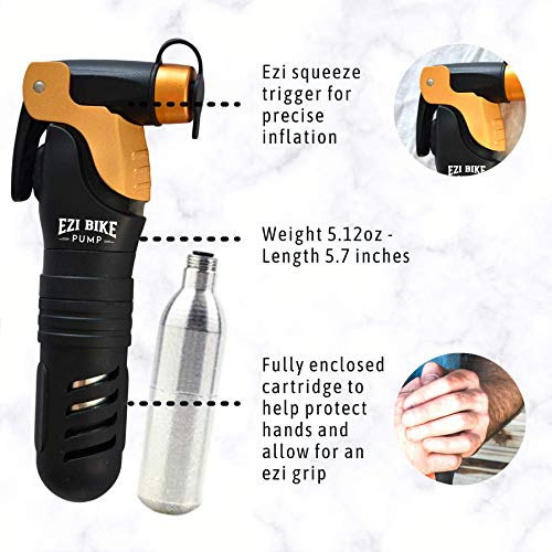 EZI BIKE CO2 Bike Tire Inflator with Cartridge - Image 2