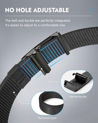 FAIRWIN Men's Ratchet Web Belt - Image 3