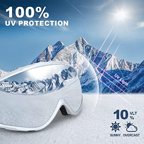 findway OTG Ski Goggles with UV Protection - Image 3