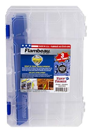 Flambeau Tuff Tainer Fishing Tackle Tray, 3 Pack