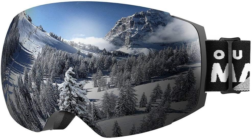 OutdoorMaster Frameless Interchangeable UV400 Ski Goggles