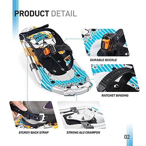 G2 GO2GETHER 16" Kids Snowshoes with Storage Bag - Image 2