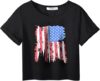 Arshiner July 4th American Flag T-Shirt