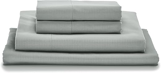 MyPillow Giza Dreams Queen Bed Sheets, Light Gray
