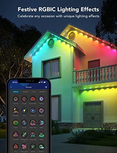 Govee Smart RGBIC Waterproof Outdoor Lights, 100ft - Image 3
