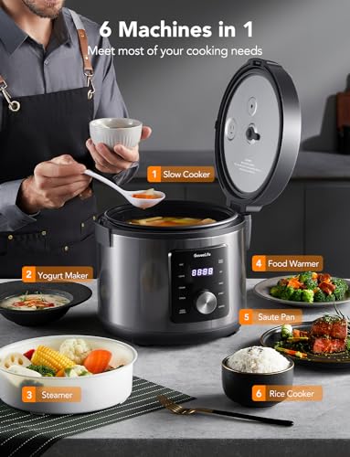 GoveeLife Smart 6-in-1 Multi-Cooker, 10-Cup - Image 3