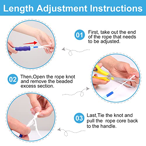 GRAWUN Adjustable Soft Beaded Jump Rope - Image 4