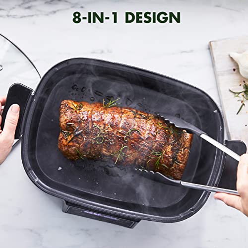 GreenPan 6.5QT Multi-Cooker Skillet Grill & Slow Cooker - Image 4
