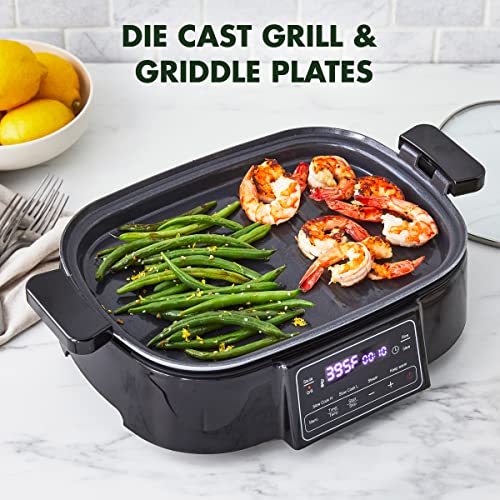 GreenPan 6.5QT Multi-Cooker Skillet Grill & Slow Cooker - Image 5