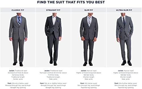 HAGGAR Big & Tall Travel Performance Heather Twill Suit Jacket - Image 3