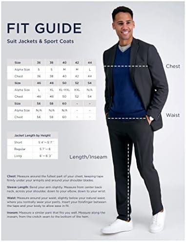 Haggar Men's Active Stretch Slim Fit Suit - Image 3