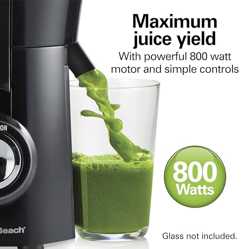 Hamilton Beach Big Mouth 800W Centrifugal Juicer, Black - Image 4