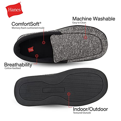 Hanes ComfortSoft Memory Foam Venetian Moccasin Slippers - Image 2