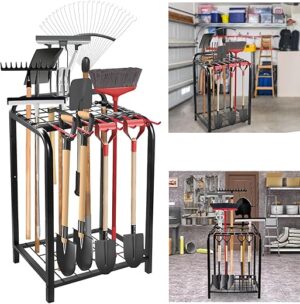 Trieez Heavy Duty Metal Garden Tool Organizer
