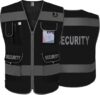 TCCFCCT High Visibility Reflective Security Vest, 9 Pockets