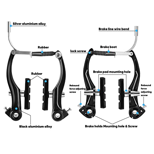 Hmseng Complete Universal MTB Bike Brake Set - Image 3